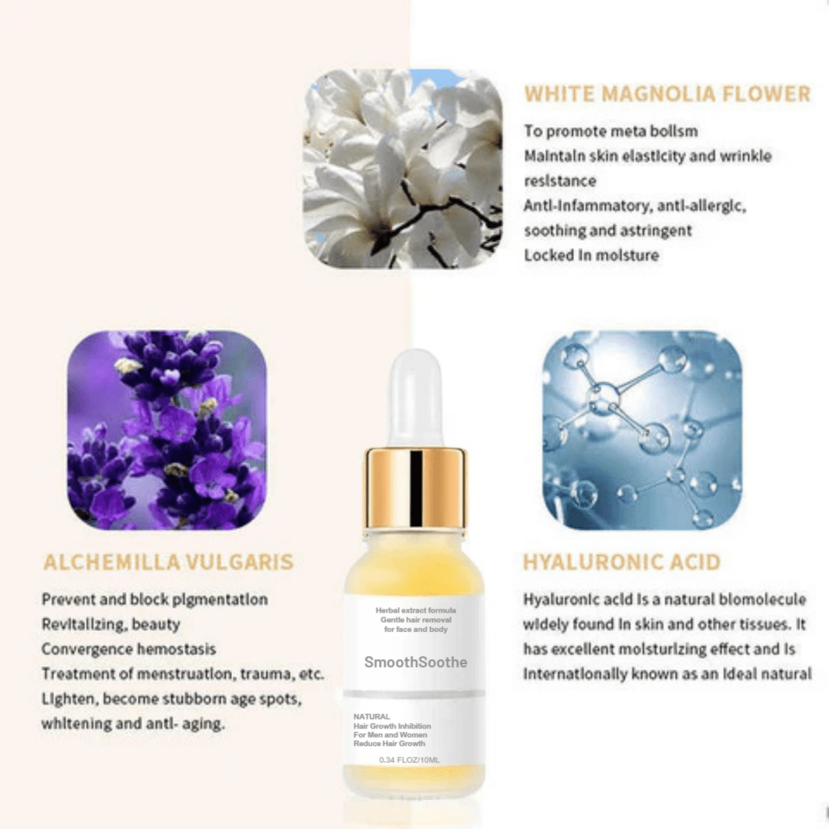 SmoothSoothe™ / Smooth Skin Hair Removal Serum - Lovitzo
