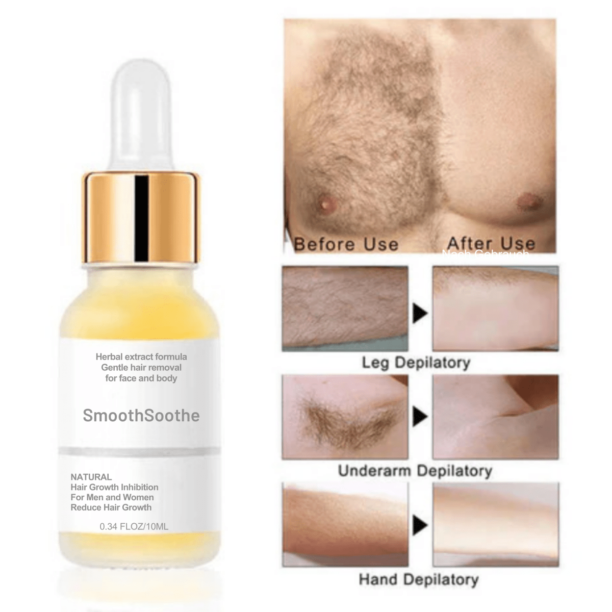 SmoothSoothe™ / Smooth Skin Hair Removal Serum - Lovitzo