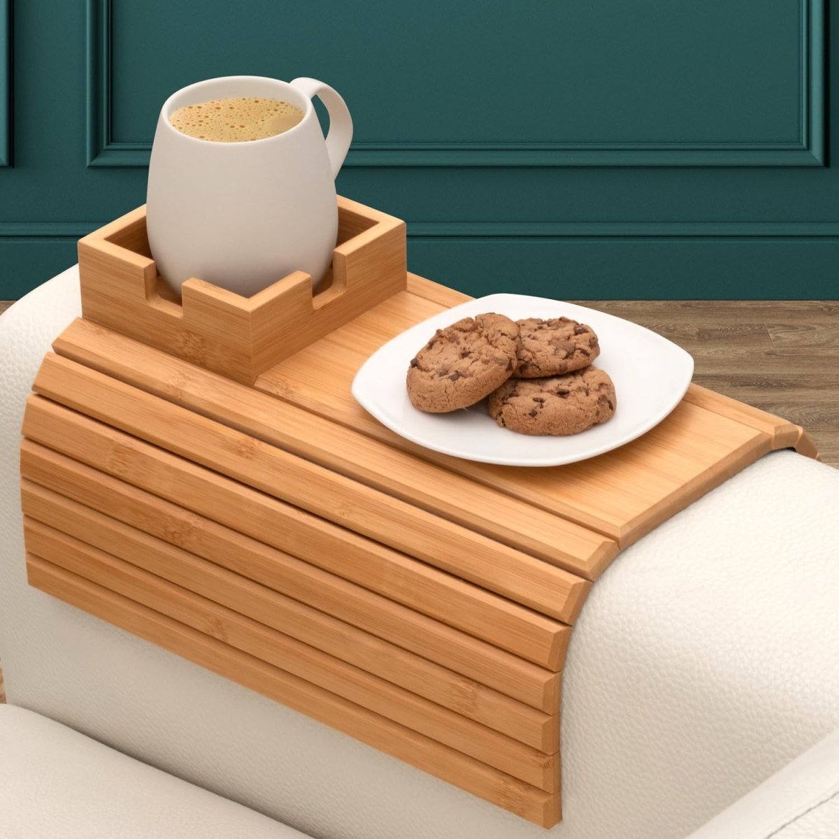 SofaSip™ / Bamboo Couch Cup Holder – Your Sofa’s Best Friend - Lovitzo
