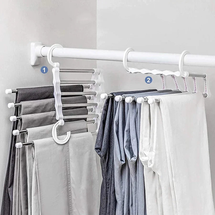SpaceRack Foldable 5 - in - 1 Hangers [50% Discount] - Lovitzo