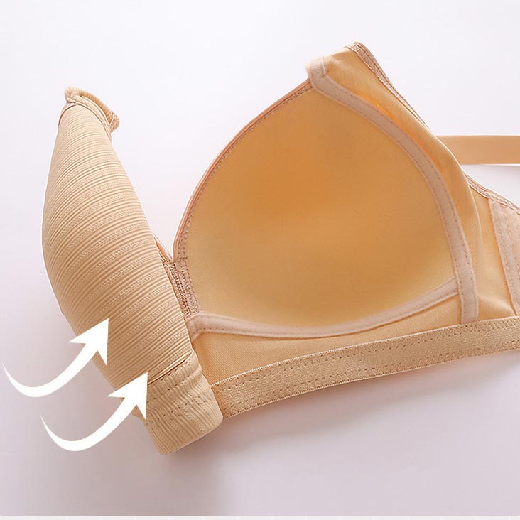 Women's Wire-Free Bra | Ringless Comfort Bra | Breathable & Padded for Everyday Support | ComfyAura