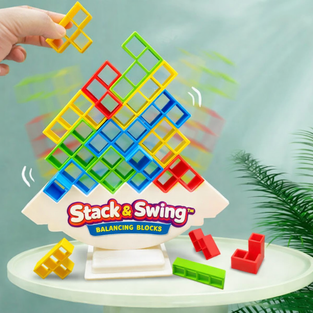 Stack & Swing™ / Educational Magnetic Tower Game - Lovitzo