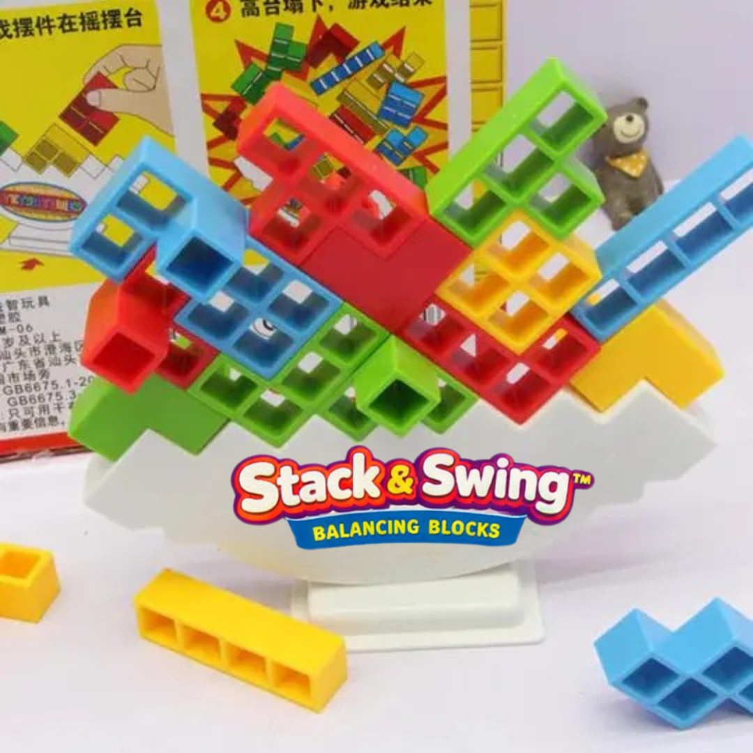 Stack & Swing™ / Educational Magnetic Tower Game - Lovitzo