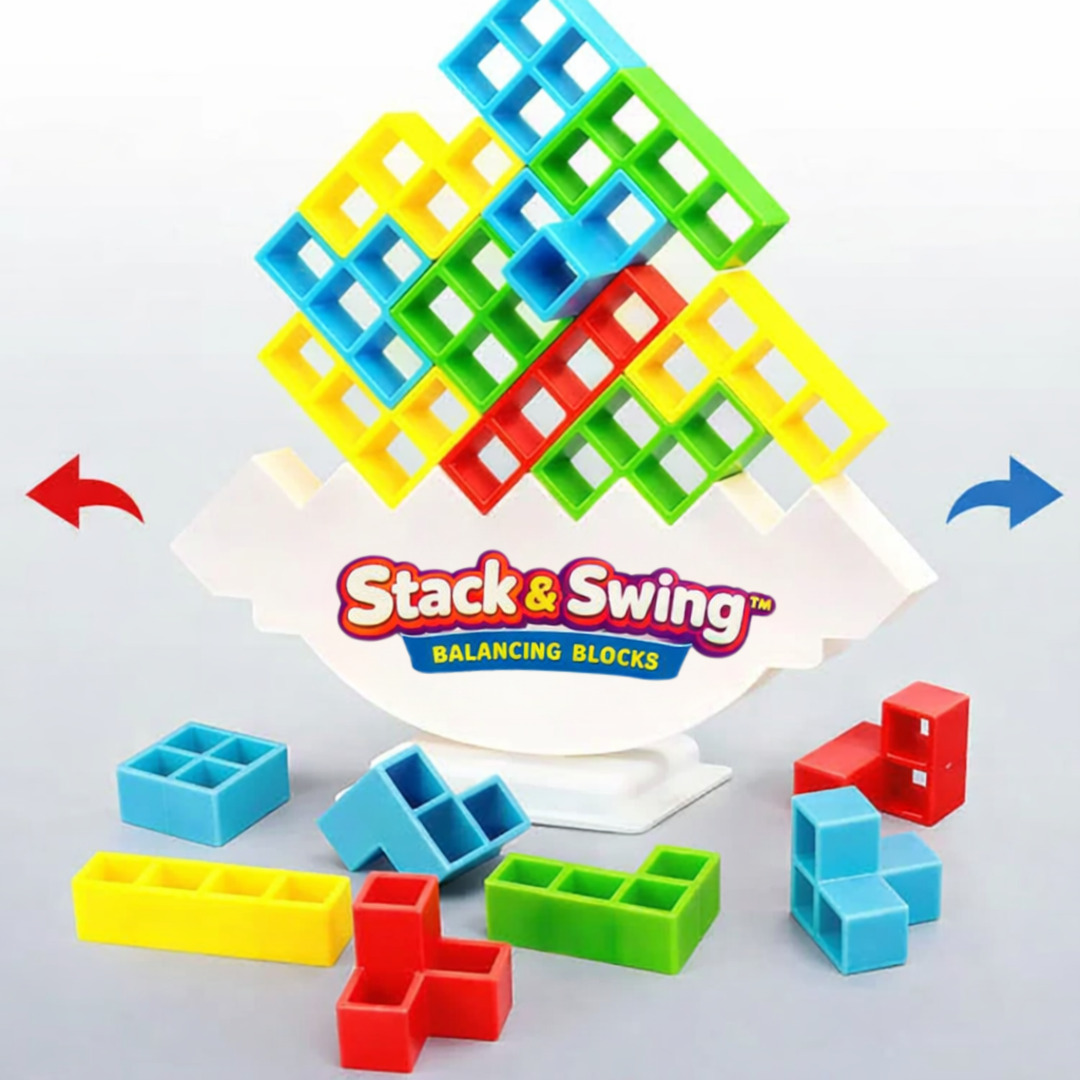 Stack & Swing™ / Educational Magnetic Tower Game - Lovitzo