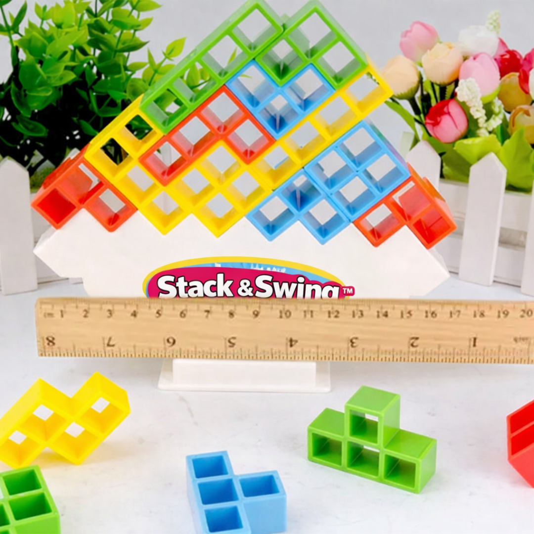 Stack & Swing™ / Educational Magnetic Tower Game - Lovitzo
