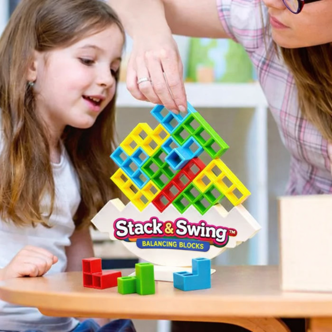 Stack & Swing™ / Educational Magnetic Tower Game - Lovitzo