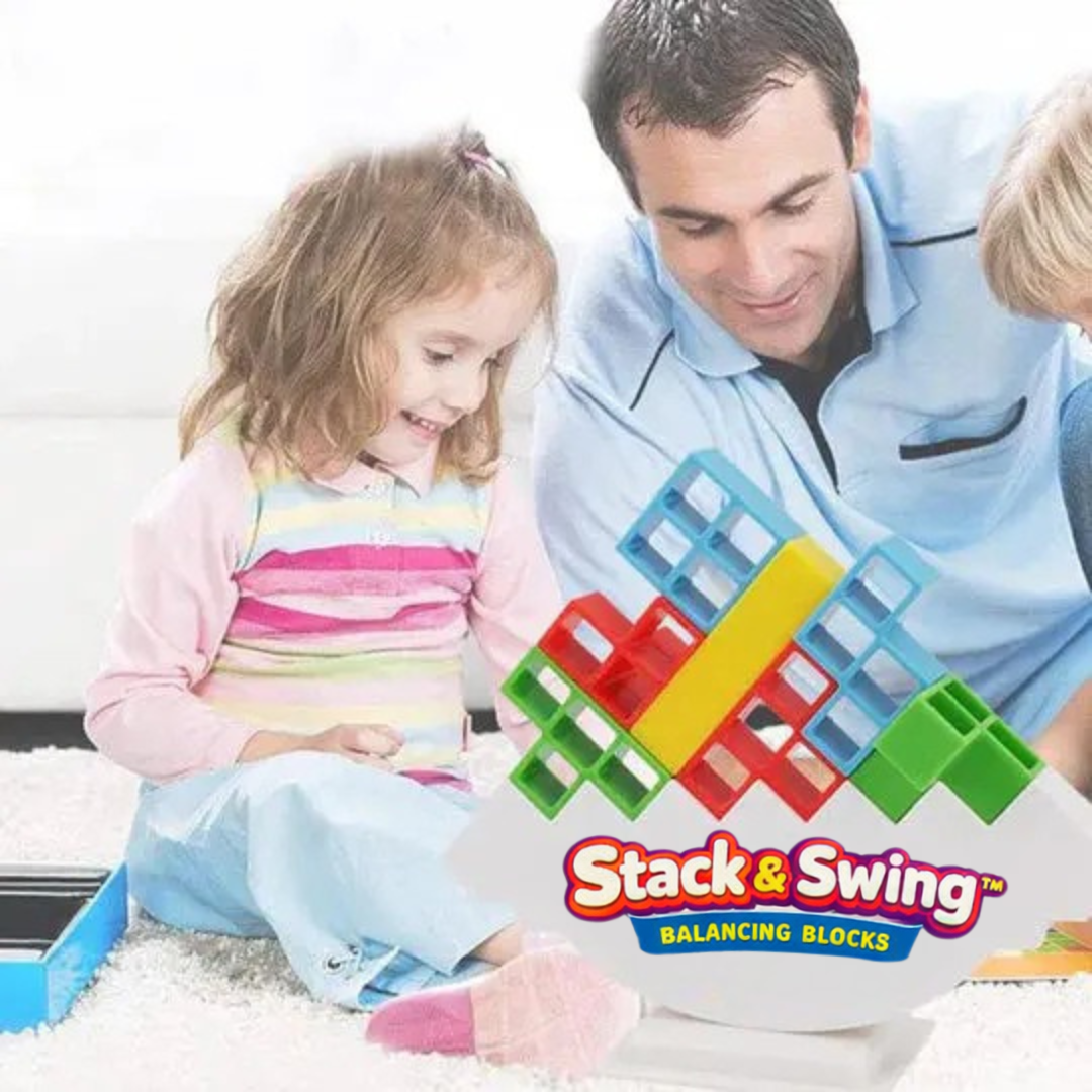 Stack & Swing™ / Educational Magnetic Tower Game - Lovitzo