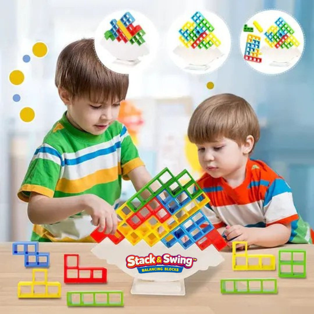 Stack & Swing™ / Educational Magnetic Tower Game - Lovitzo