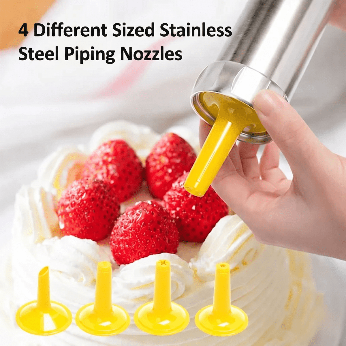 Stainless Steel Cookie Press | Perfect for Even Cookies | Bakevia - Lovitzo