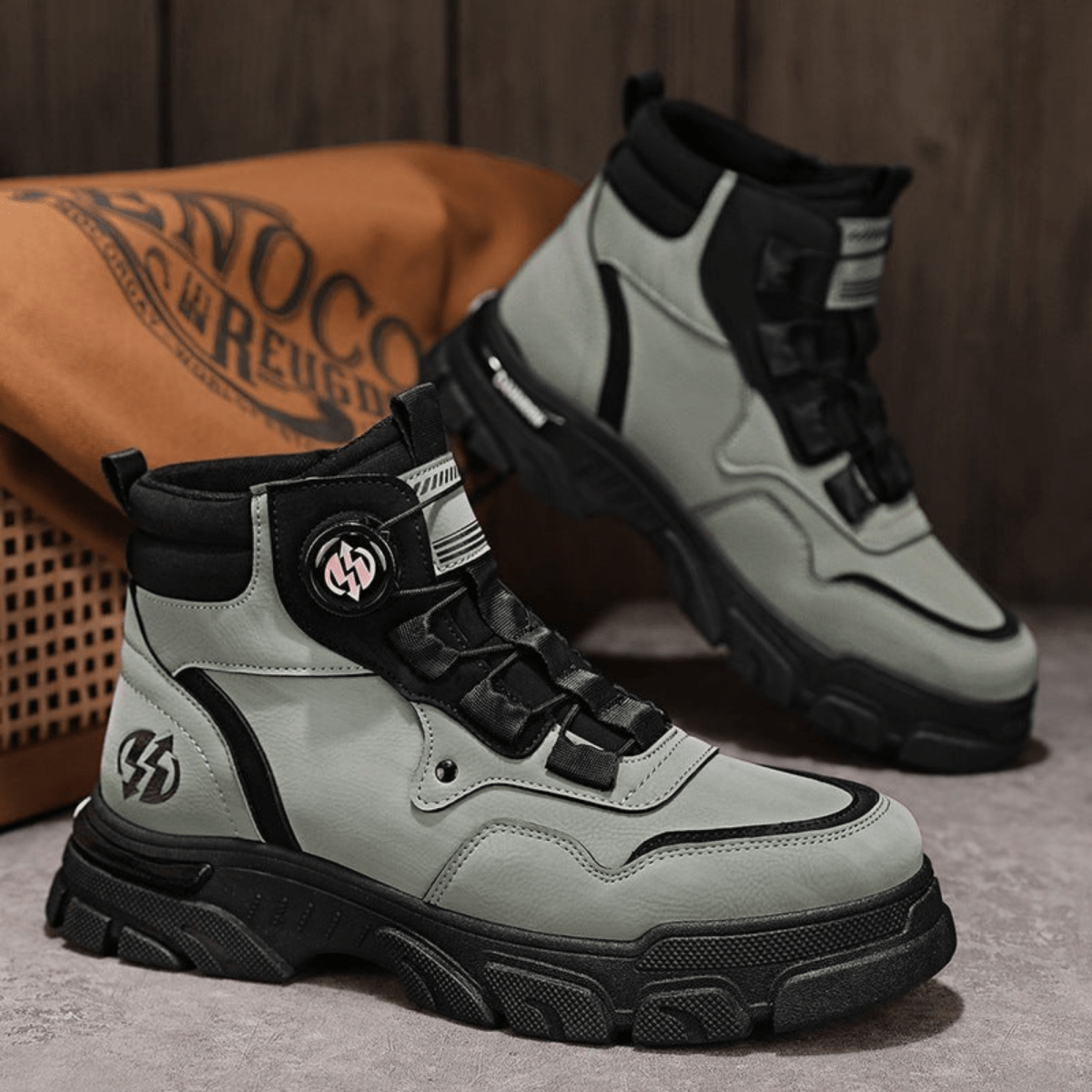 SteelFit Pro – Rugged work - style shoes that adjust in 2 seconds - Lovitzo