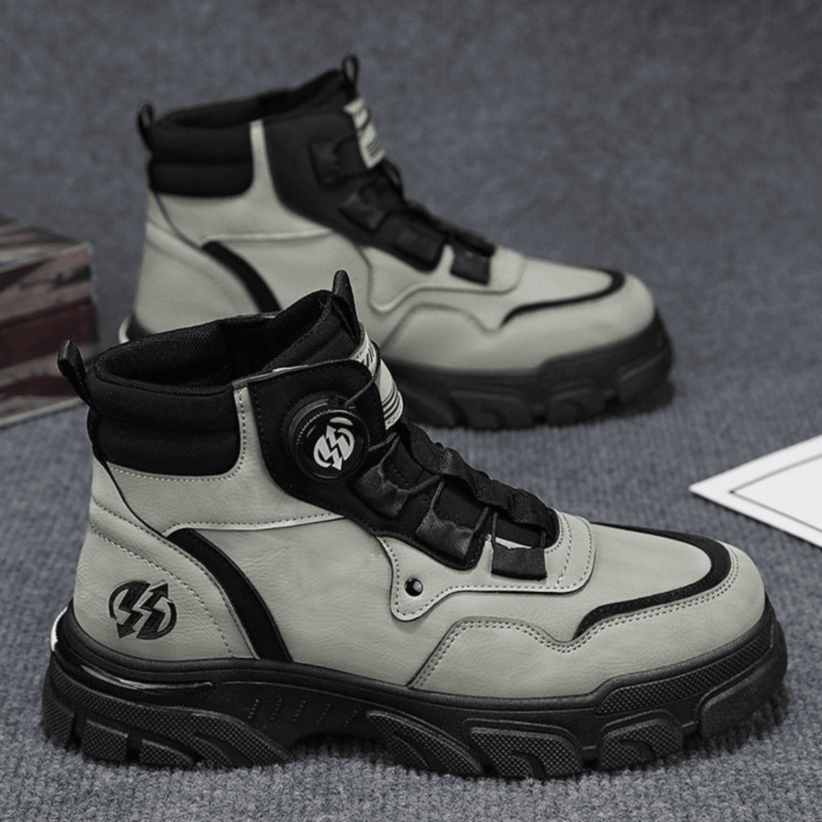 SteelFit Pro – Rugged work - style shoes that adjust in 2 seconds - Lovitzo