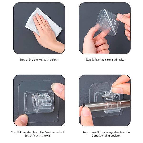 StickSafe™ / Practical Hooks for Easy and Organized Storage - Lovitzo