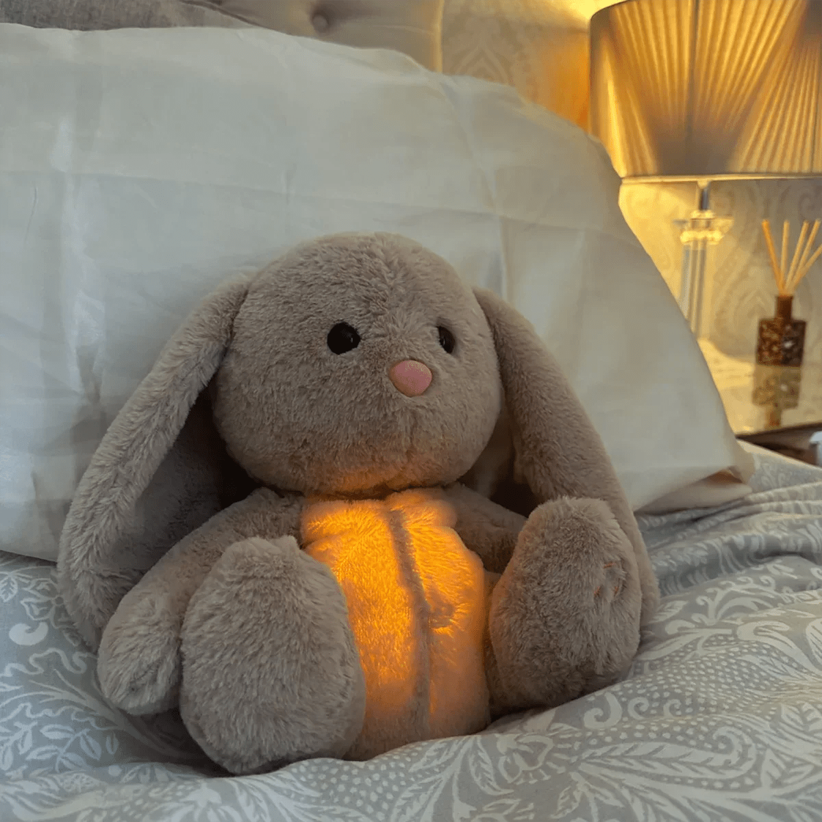 Stuffed Animal | Gentle Breathing Motion for Calm | Washable with Removable Module | CalmCuddle - Lovitzo