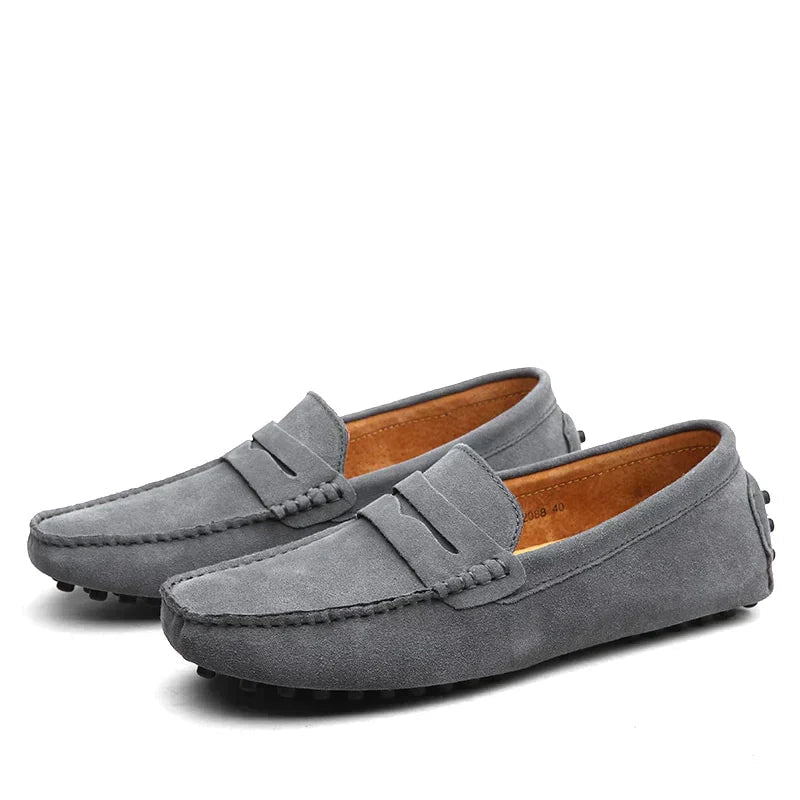 Suede loafers in Italian style - Lovitzo