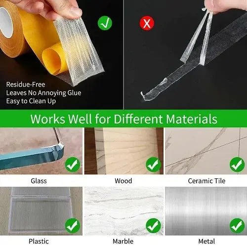 Super Sticky - Resistant Clear Tape | Ultra - Strong Hold - Lovitzo