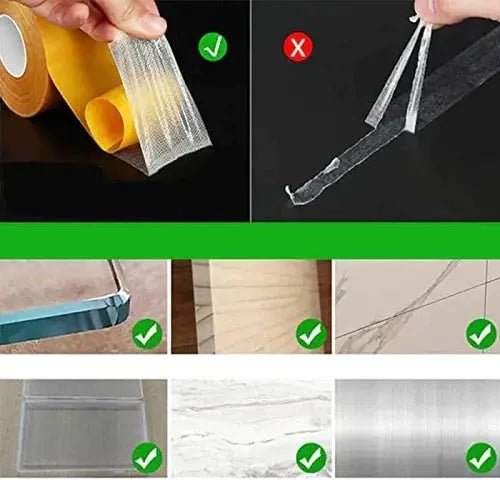 Super Sticky - Resistant Clear Tape | Ultra - Strong Hold - Lovitzo
