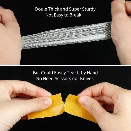 Super Sticky - Resistant Clear Tape | Ultra - Strong Hold - Lovitzo