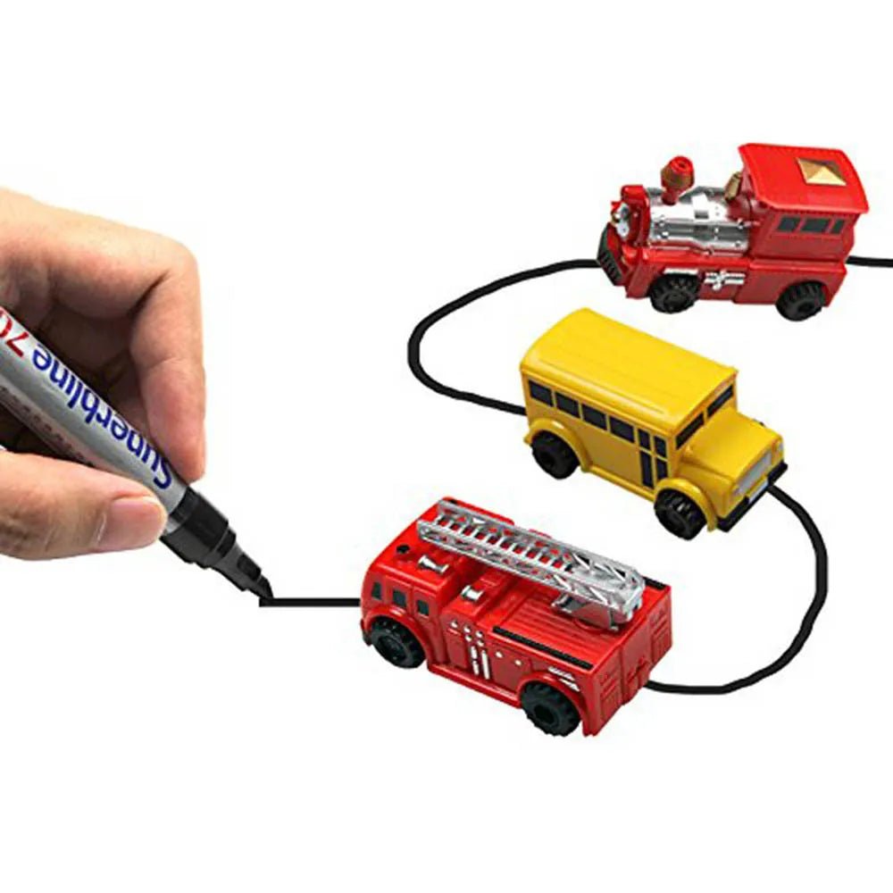 The magic car that follows your drawings as if by magic - Lovitzo