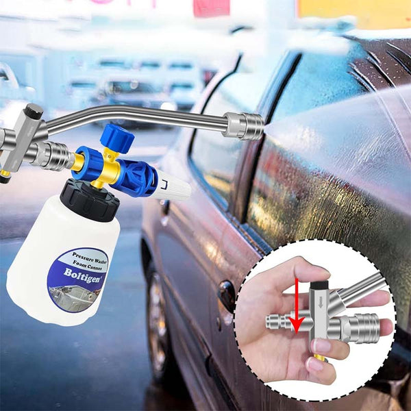 TurboToggle™ / Fortschrittlicher Schaumkanonen-Doppelanschluss