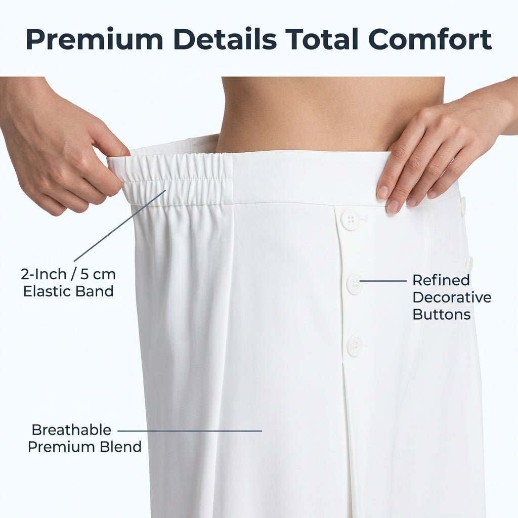 Velisse Elegant Wide - Leg Pants - Instantly flatters your figure - Lovitzo