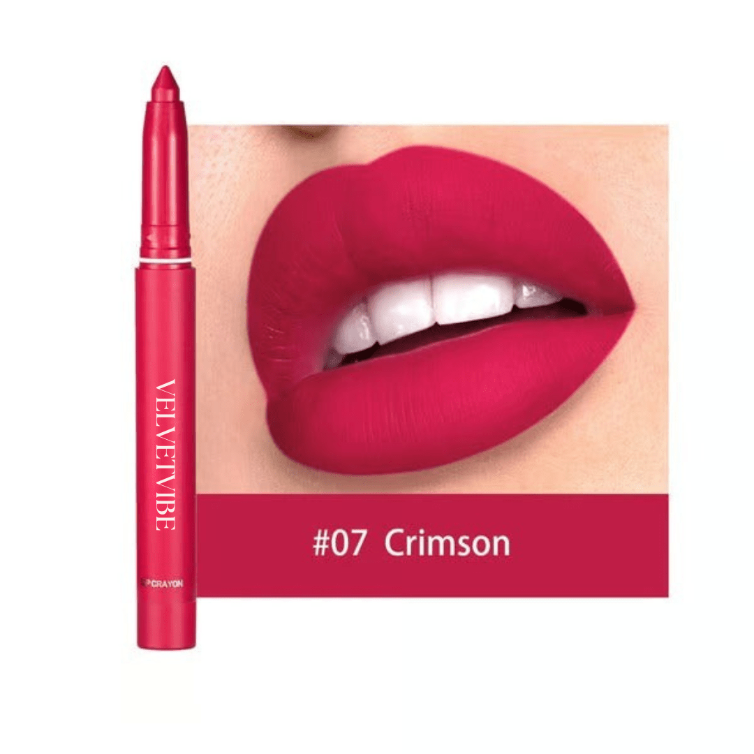 VelvetVibe - Rotating Matte Lip Pencil That Glides All Day - Lovitzo