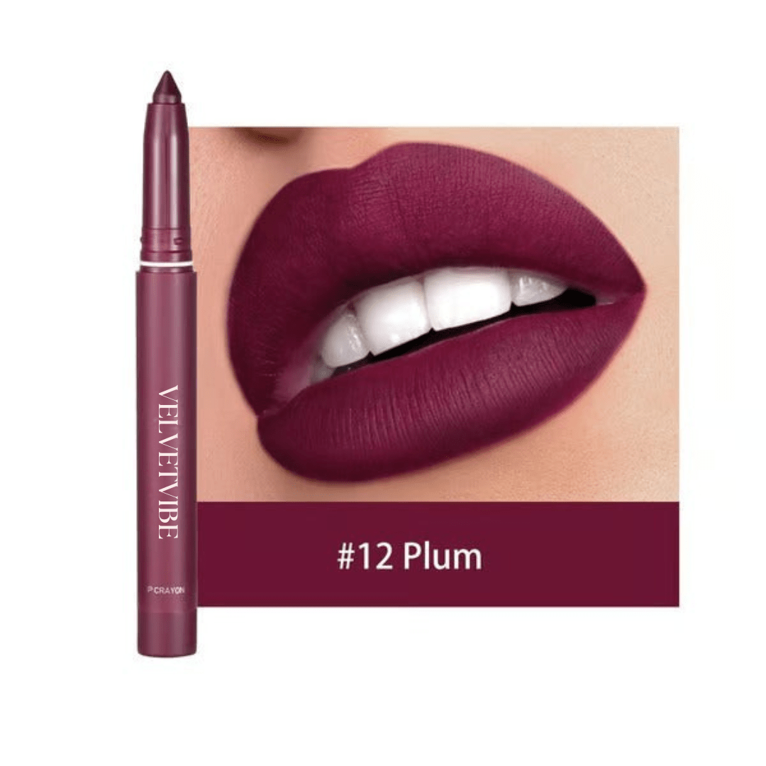 VelvetVibe - Rotating Matte Lip Pencil That Glides All Day - Lovitzo