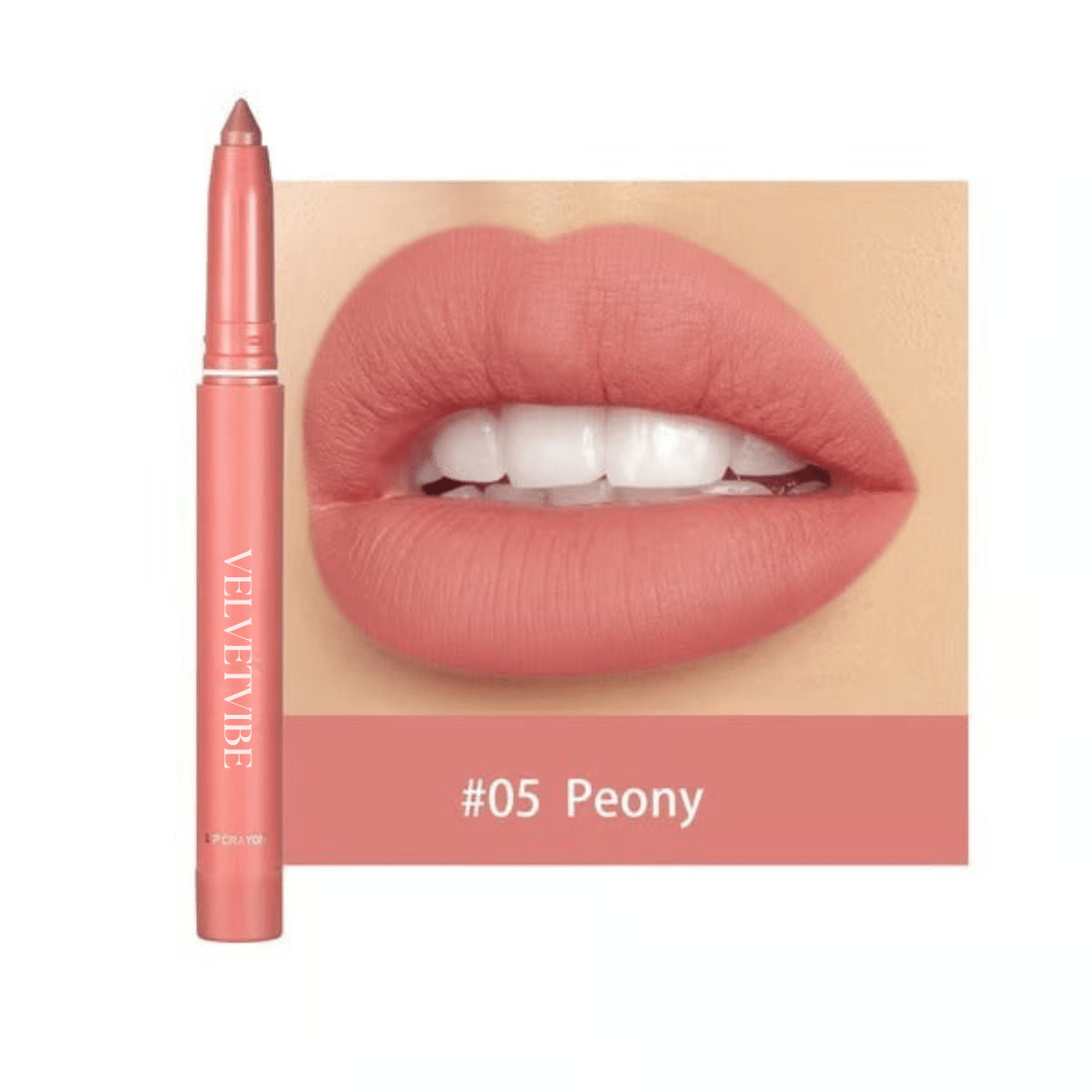 VelvetVibe - Rotating Matte Lip Pencil That Glides All Day - Lovitzo