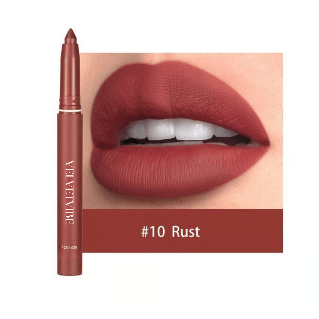 VelvetVibe - Rotating Matte Lip Pencil That Glides All Day - Lovitzo