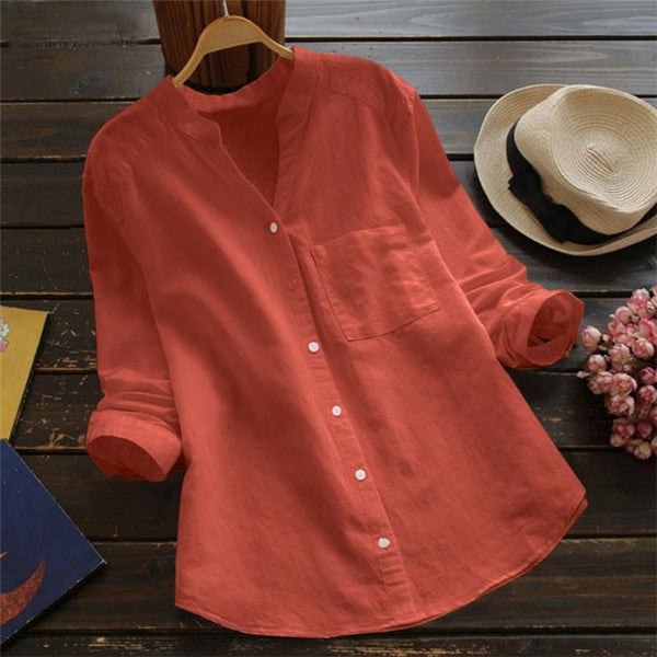 Vera – Casual, loose - fitting cotton shirt - Lovitzo