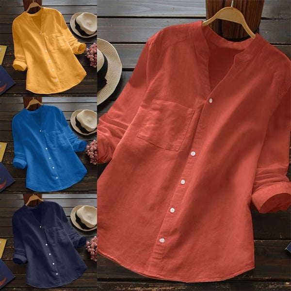 Vera – Casual, loose - fitting cotton shirt - Lovitzo