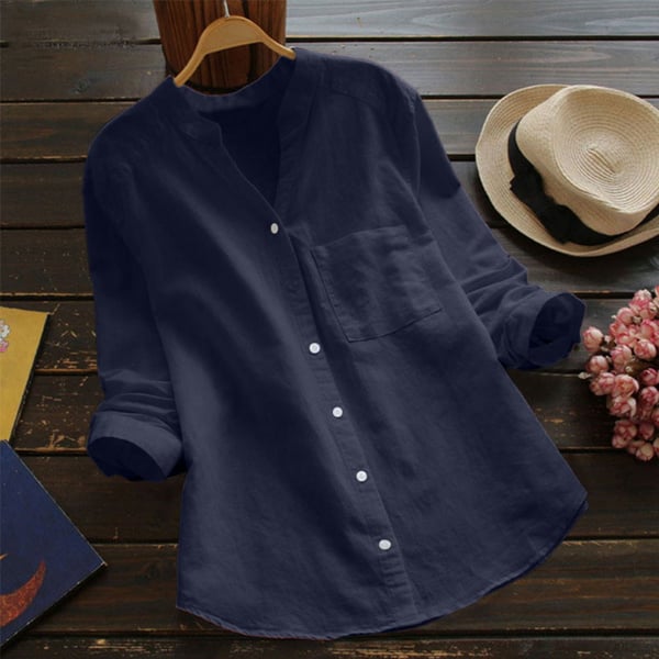 Vera – Casual, loose - fitting cotton shirt - Lovitzo
