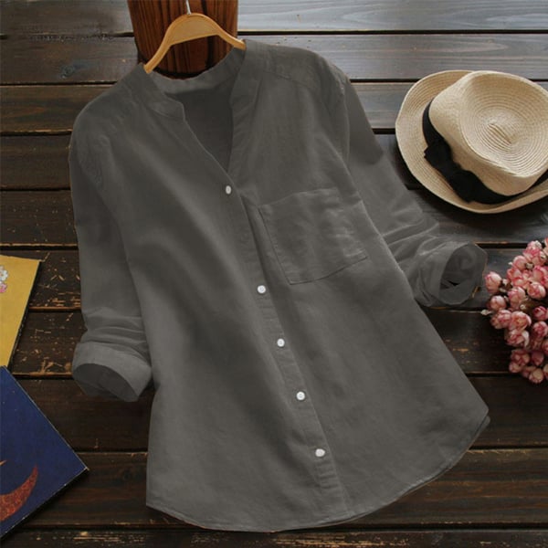 Vera – Casual, loose - fitting cotton shirt - Lovitzo