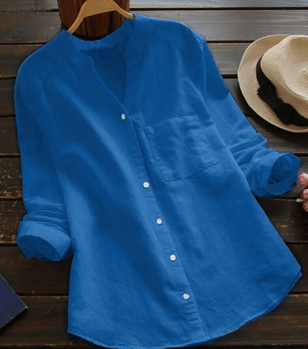 Vera – Casual, loose - fitting cotton shirt - Lovitzo