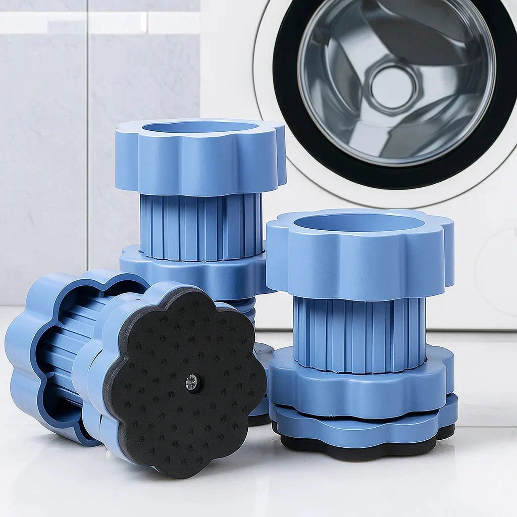 VibeLock / Universal Anti - Vibration Pads – Adjustable Washing Machine Base | Set of 4 Pieces - Lovitzo