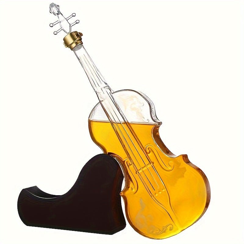 ViolinVessel™ / Creative Glass Whiskey Decanter, 3D Violin Shape Bar Decor Accessory - Lovitzo