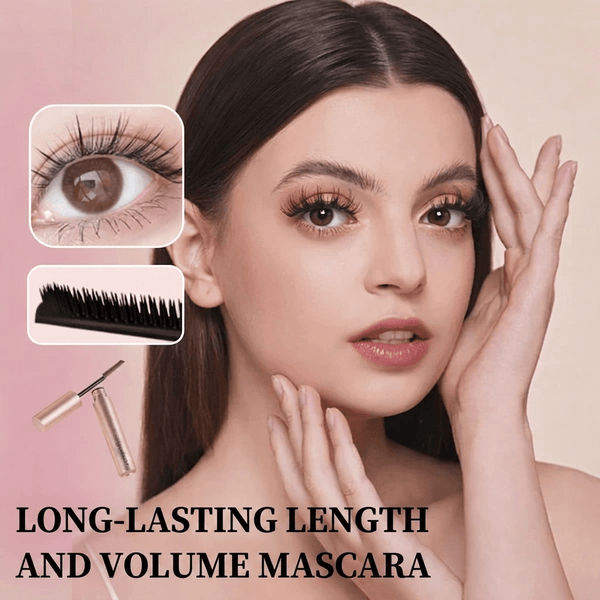Wasserfeste Volumen-Mascara | Länge & Definition | Präzisionsbürste | Lashique