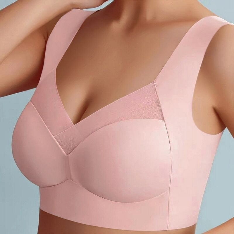 Wire - Free Bra | Seamless Comfort Bra | Gentle Push - Up Support | Silqora - Lovitzo