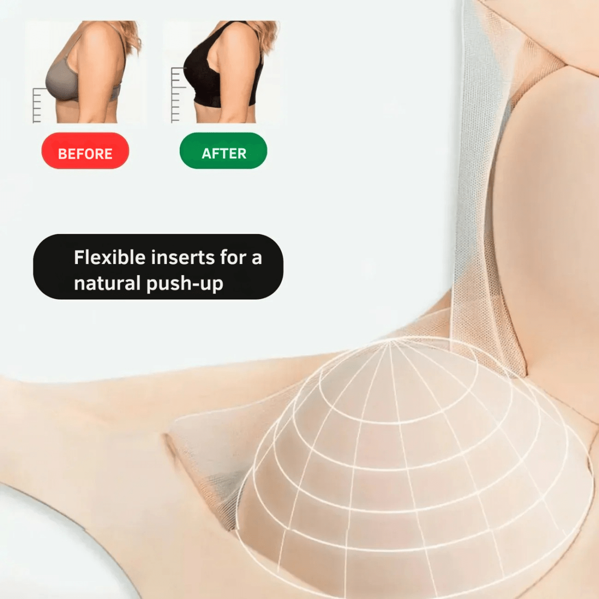 Wire - Free Bra | Seamless Comfort Bra | Gentle Push - Up Support | Silqora - Lovitzo