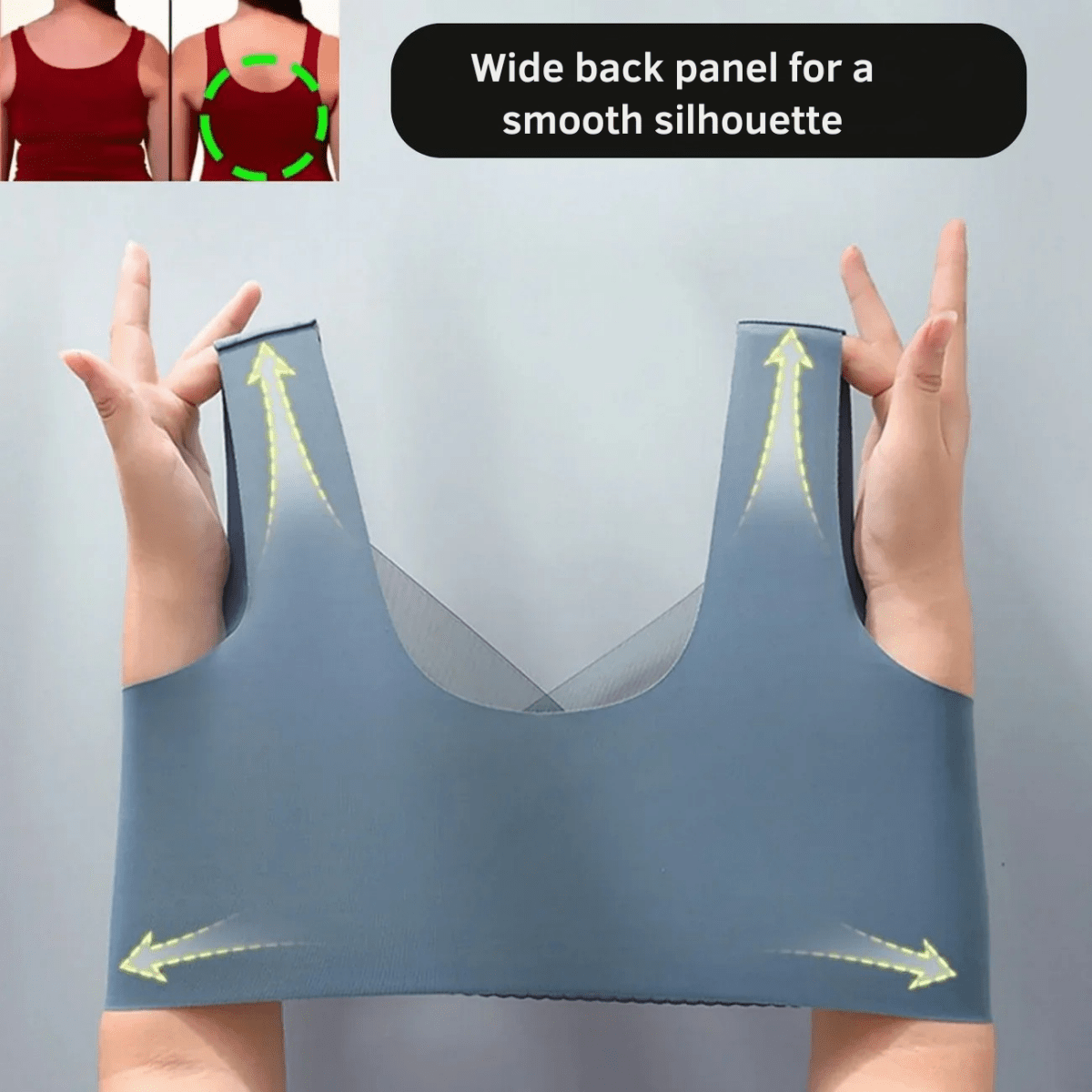 Wire - Free Bra | Seamless Comfort Bra | Gentle Push - Up Support | Silqora - Lovitzo