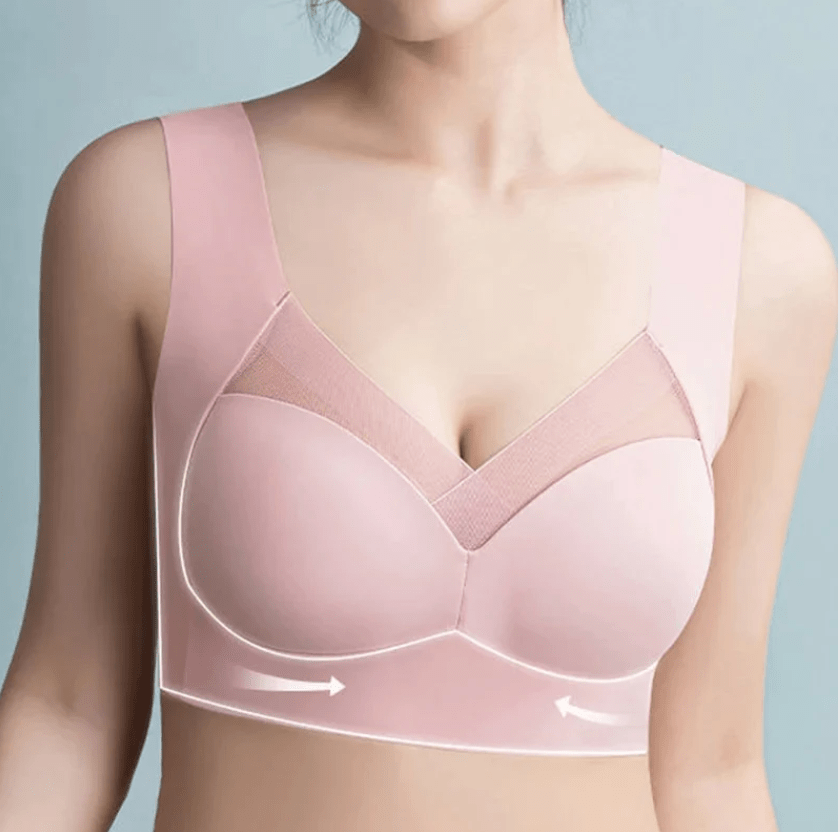 Wire - Free Bra | Seamless Comfort Bra | Gentle Push - Up Support | Silqora - Lovitzo