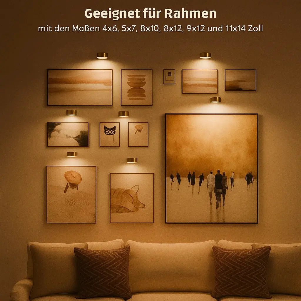 Wireless LED Picture Light – Magnetic, Dimmable & Mounted in Seconds - Lovitzo