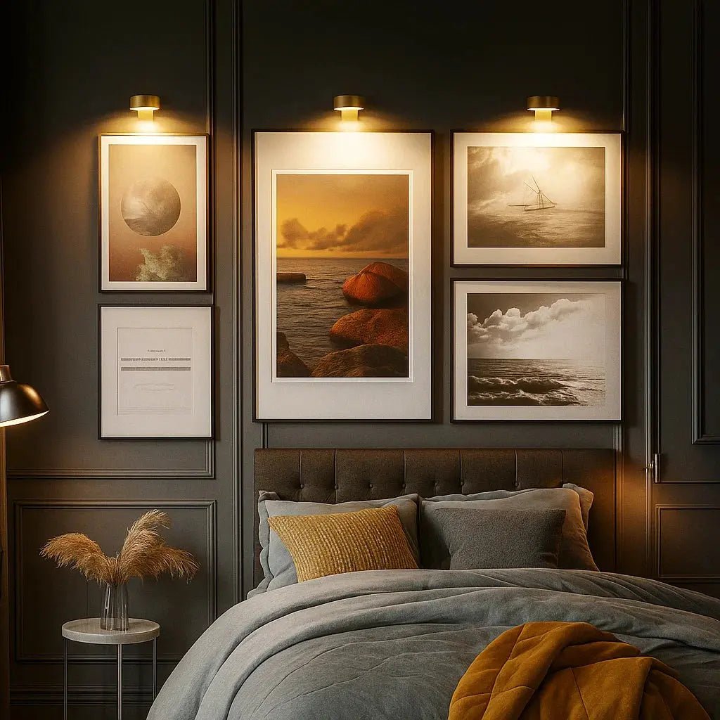Wireless LED Picture Light – Magnetic, Dimmable & Mounted in Seconds - Lovitzo