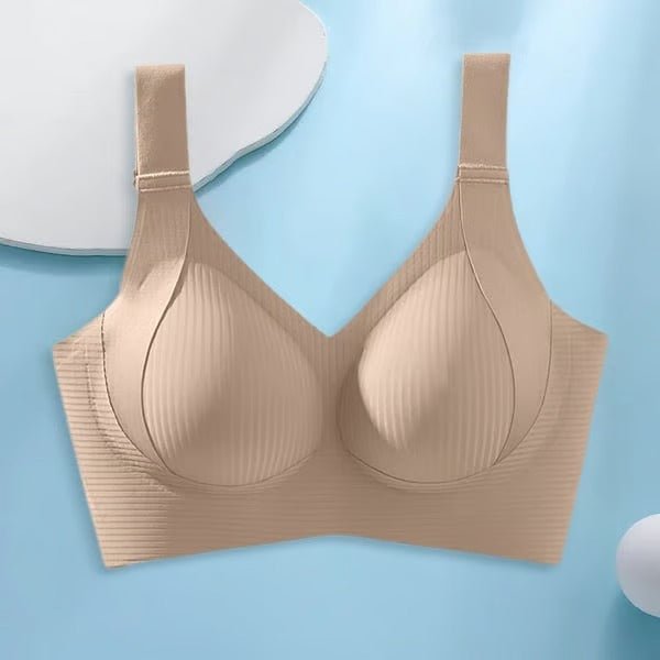 WirelessWhisper™ / Sleek Ribbed Bra with Wireless Confidence - Lovitzo