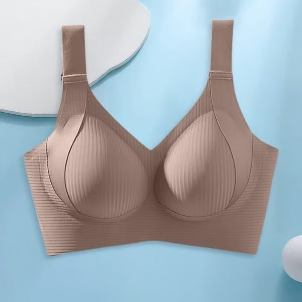 WirelessWhisper™ / Sleek Ribbed Bra with Wireless Confidence - Lovitzo