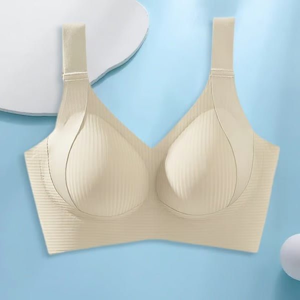 WirelessWhisper™ / Sleek Ribbed Bra with Wireless Confidence - Lovitzo