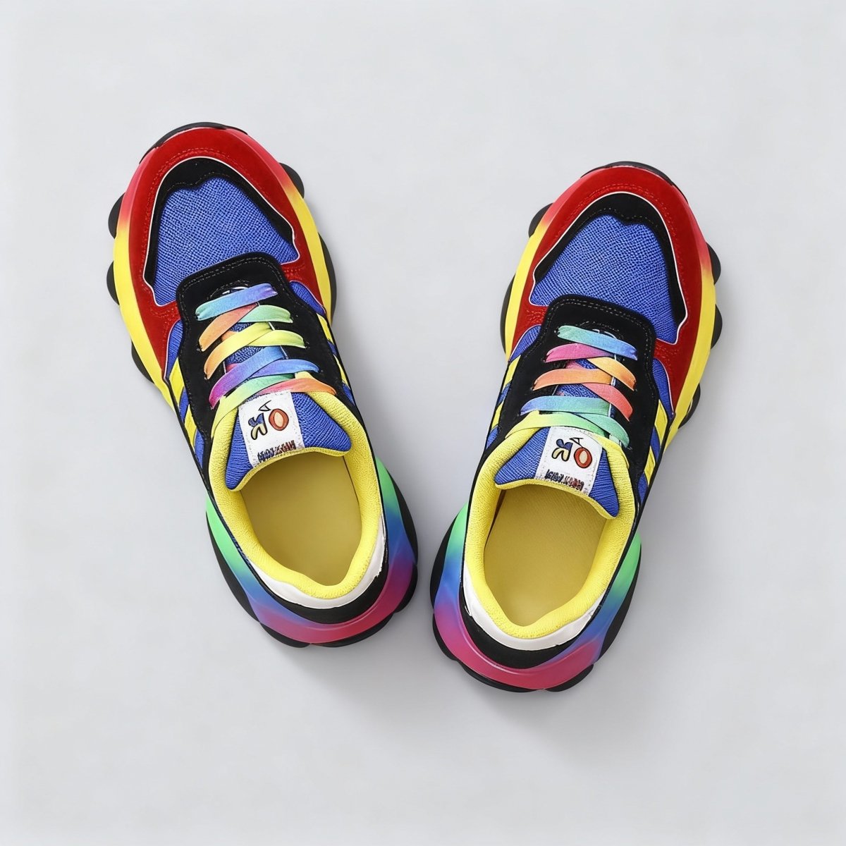 Women’s Orthopedic Shoes – Rainbow, Ultra - Lightweight, Shock - Absorbing, Arch Support, Wide Toe Box - Lovitzo